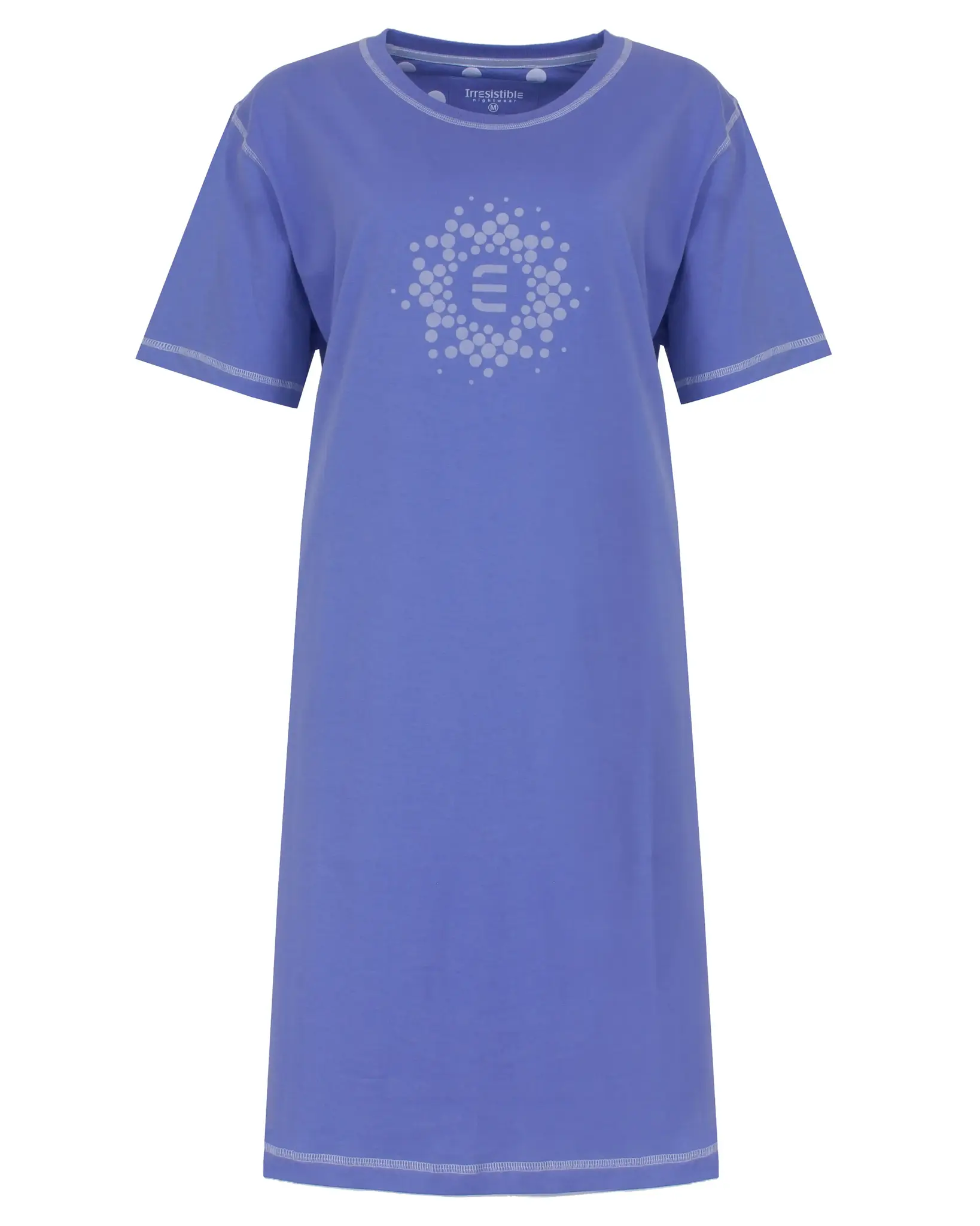 Irresistible dames nachthemd korte mouw - Blauw