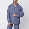 Robson Heren Pyjama katoen met knoopsluiting - Doorknoop heren pyjama 100% katoen