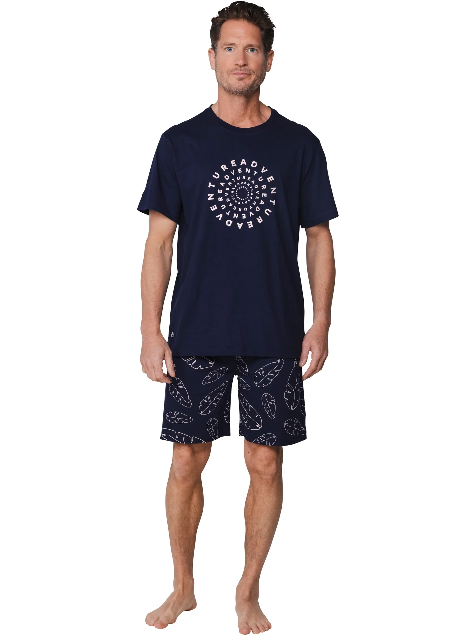 Pastunette heren shortama - Donkerblauw -Adventure Pastunette heren shortama - Donkerblauw -Adventure