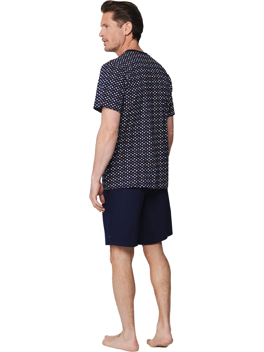 Pastunette heren shortama - Donkerblauw  - Cabana