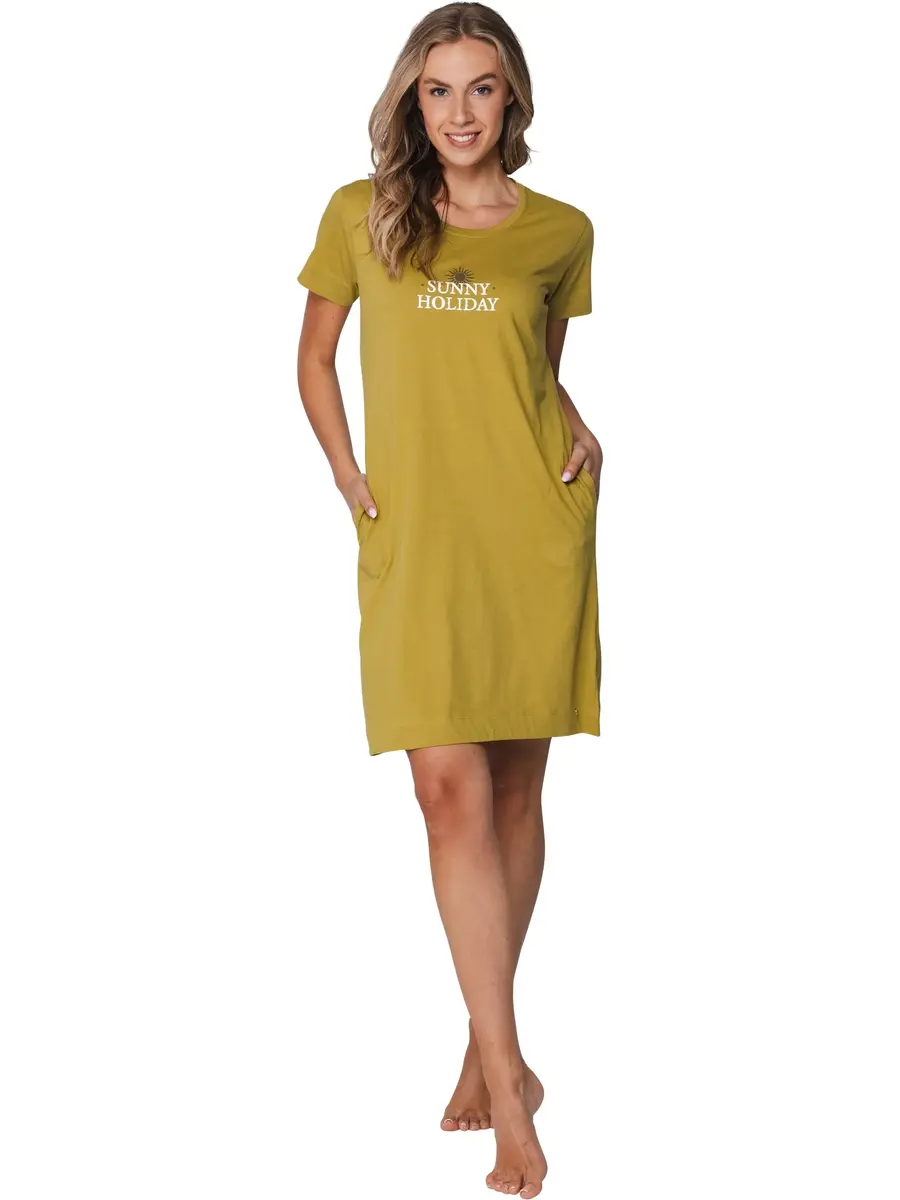 Rebelle dames nachthemd - Korte mouw - Sunny Holiday