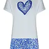 Rebelle dames shortama - Blue Bay - Zomer pyjama - Copy