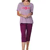 Pastunette dames capri pyjama - Shortama -  Paradise pink