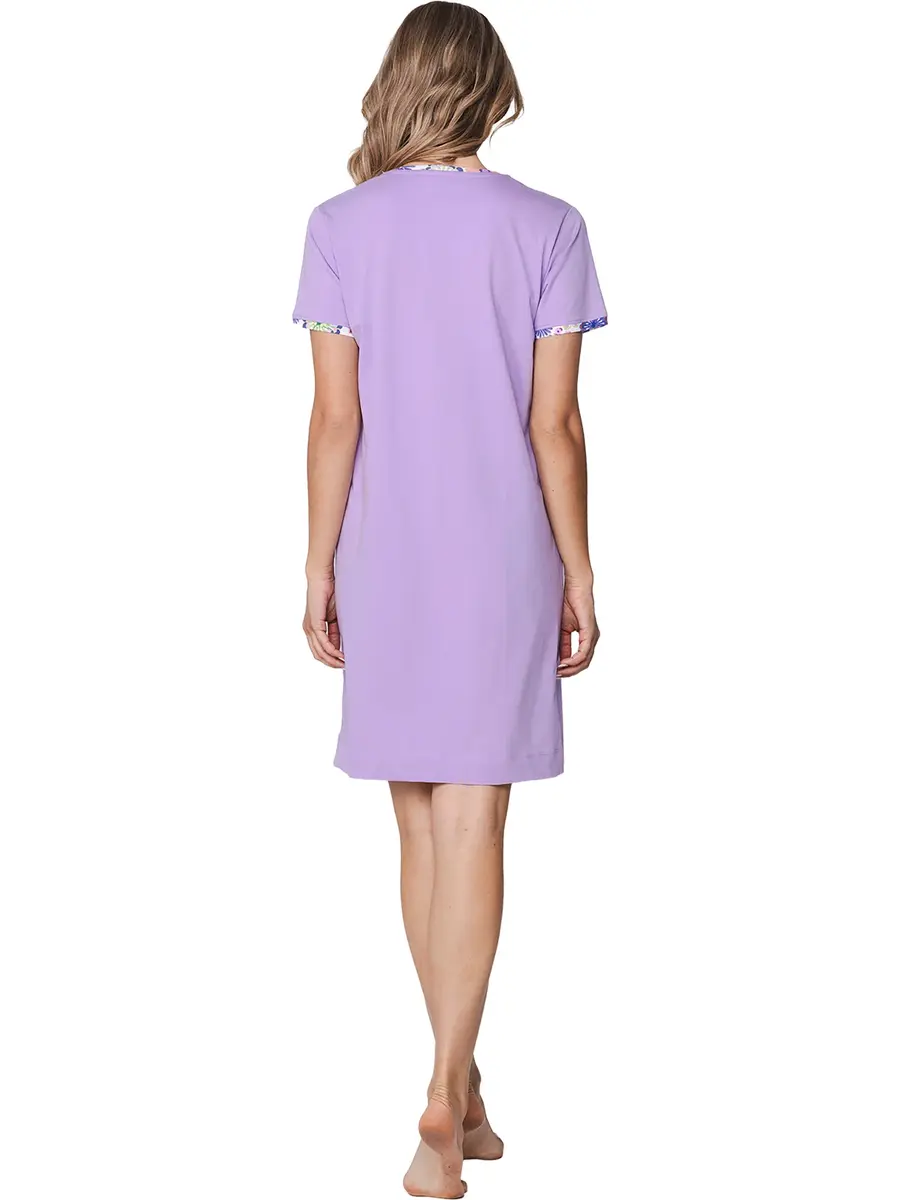 Rebelle dames nachthemd - Korte mouw - Hello Summer Rebelle dames nachthemd - Korte mouw - Hello Summer