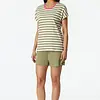 Schiesser dames shortama 100%  katoen - Casual Essentials - Zomer pyjama korte broek en korte mouwen