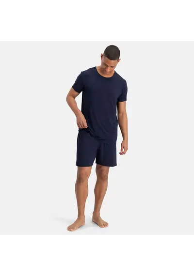 Bamboo Basics heren shortama -  Navy