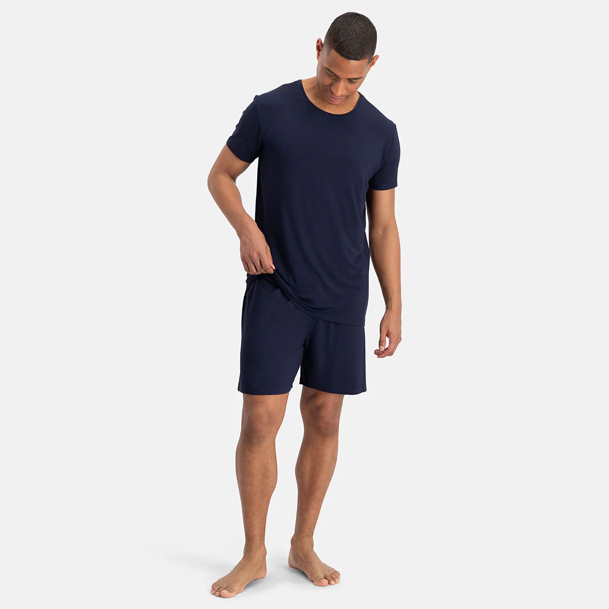 Bamboo Basics heren shortama - Navy Bamboo Basics heren shortama - Navy