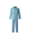 Gentlemen katoenen heren pyjama met knoopsluiting - Poplin