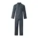 Gentlemen katoenen heren pyjama met knoopsluiting - Poplin - Donkerblauw