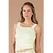 Nina von C dames hemd kant biologisch katoen - Colours - Biologisch katoenen dames onderhemd - Singlet - Mint