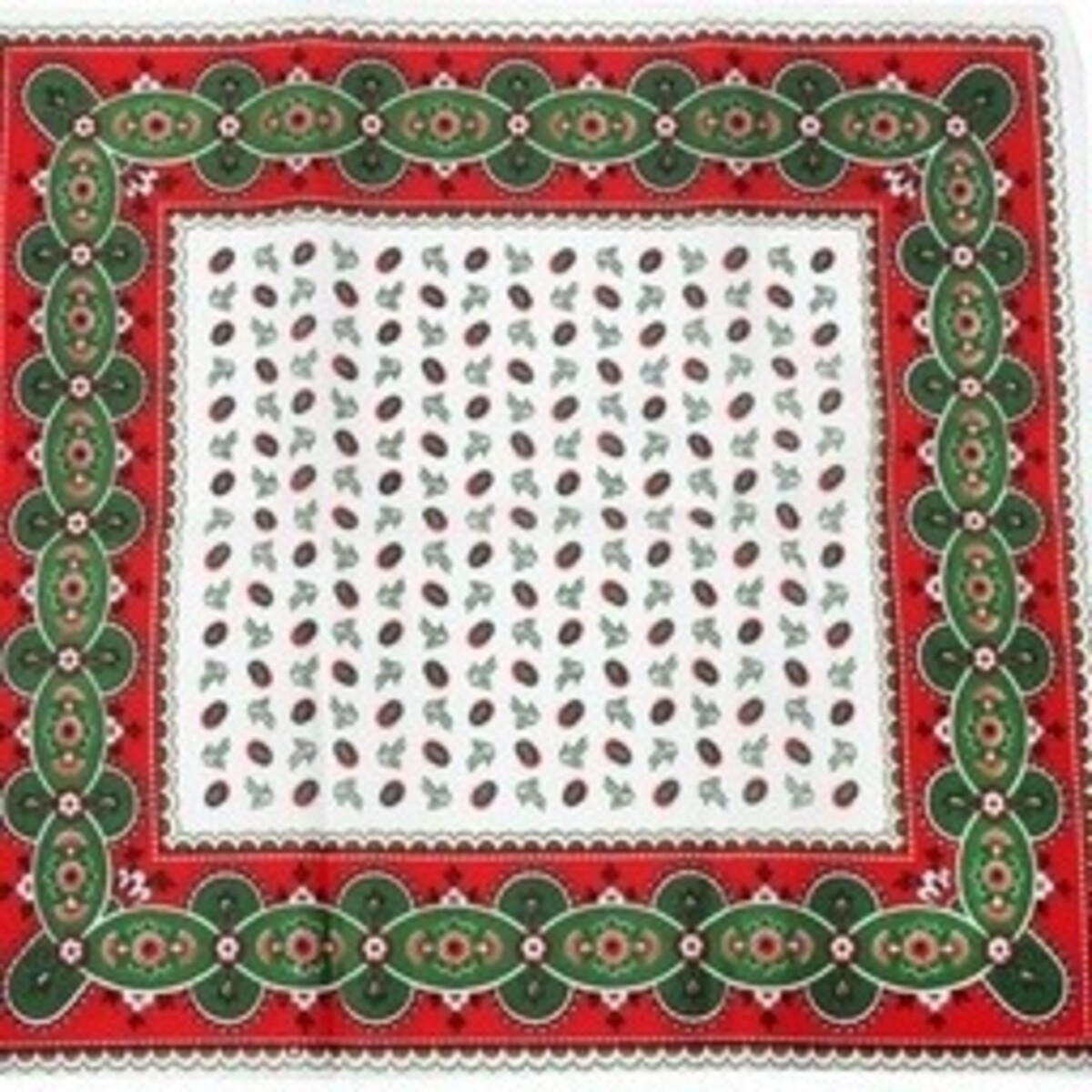 Boeren zakdoek Kerst 58 x 58 cm