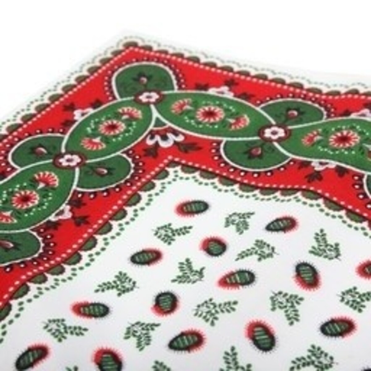 Boeren zakdoek Kerst 58 x 58 cm