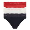 Tommy Hilfiger 3-Pack Dames Bikini Slips - Low rise - Lage vrouwe mini slips en onderbroeken - Kant