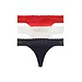 Tommy Hilfiger 3-Pack Dames Strings - Thong - Kant - Combi