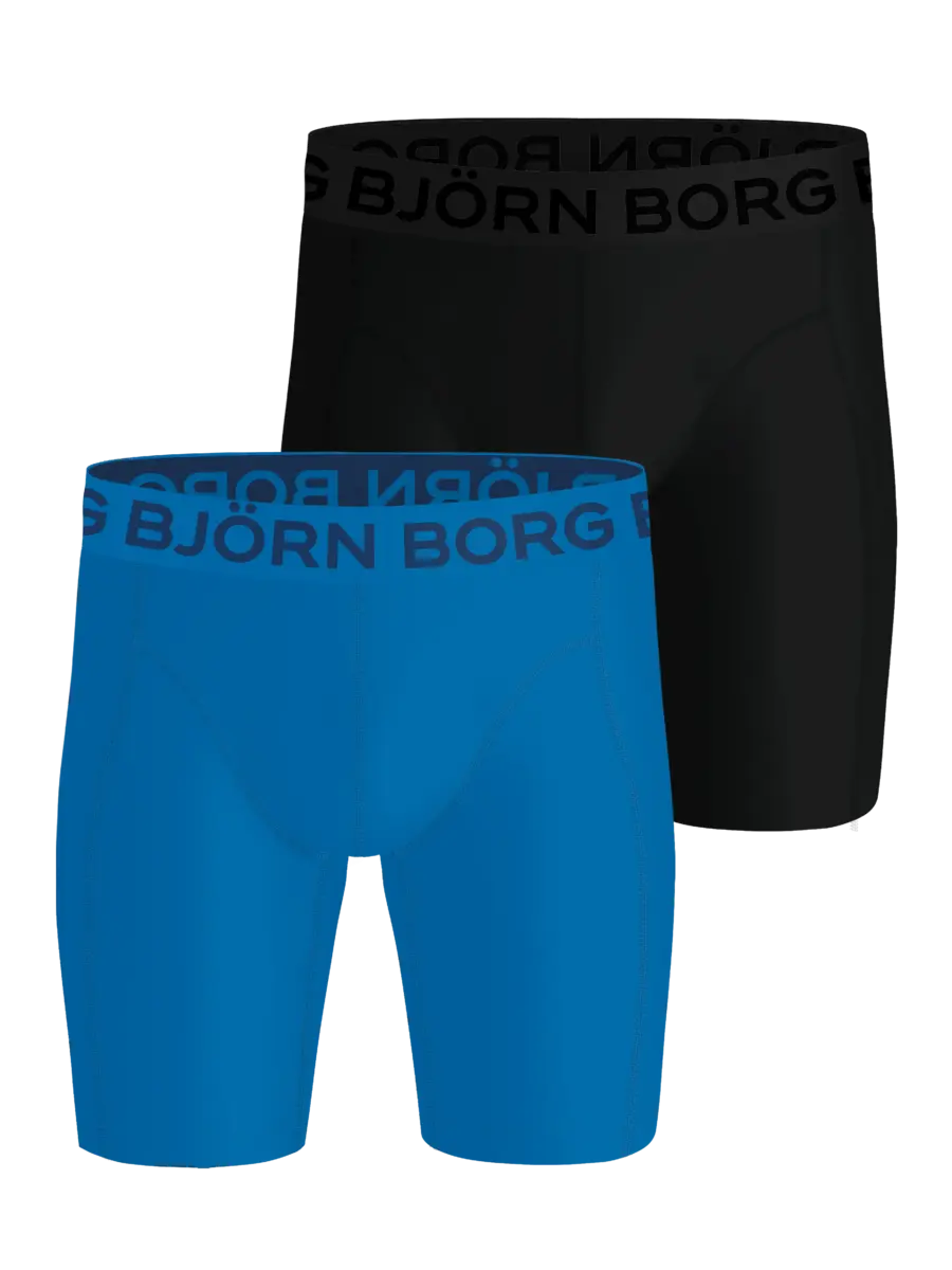 Bjorn Borg 2-Pack heren boxershort -  microfiber Lightweight- Long leg