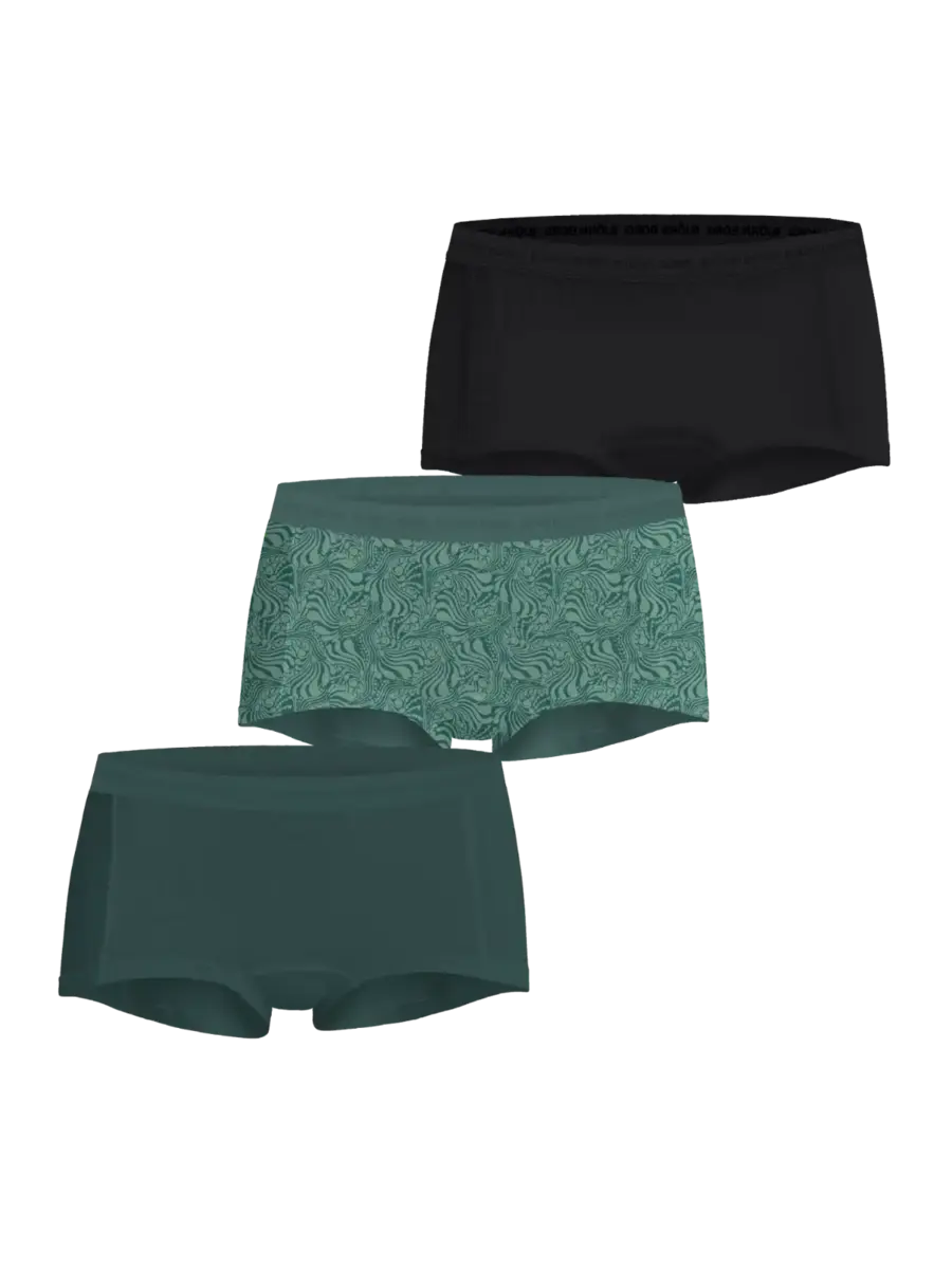 Björn Borg 3-Pack dames boxershorts - Everyday cotton - Groen