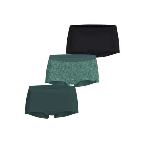 Björn Borg 3-Pack dames boxershorts - Everyday cotton - Groen