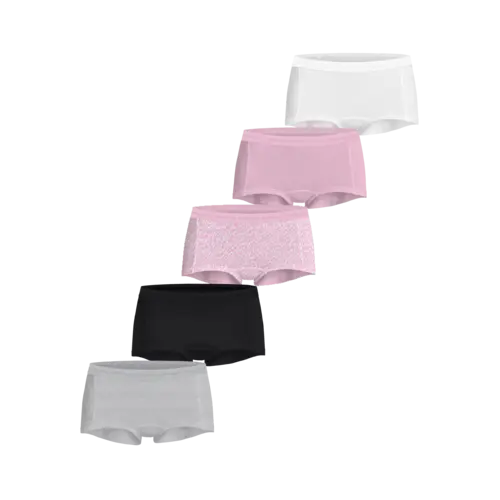 Bjorn Borg 5-pack dames boxershort- Everyday cotton  - Roze combi
