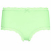 Nina von C 3-pack dames Taille slips - Kanten modal dames onderbroek - Katoenen kruisje - Mint
