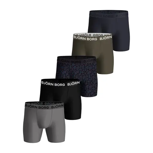Bjorn Borg 5-Pack - Performance - heren boxershort purple