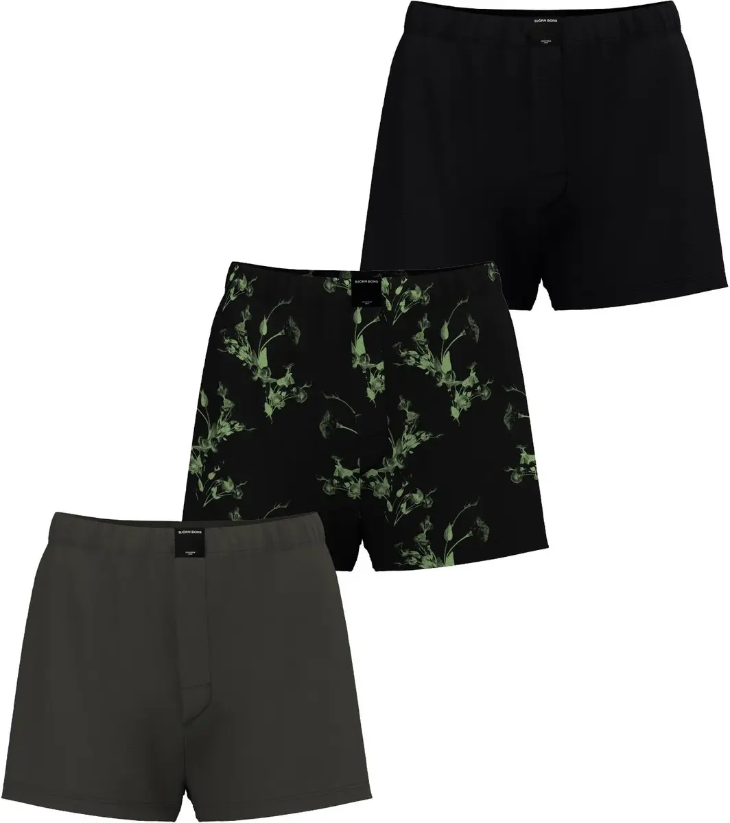 Bjorn Borg 3-pack wijde heren boxershorts - Cotton Stretch