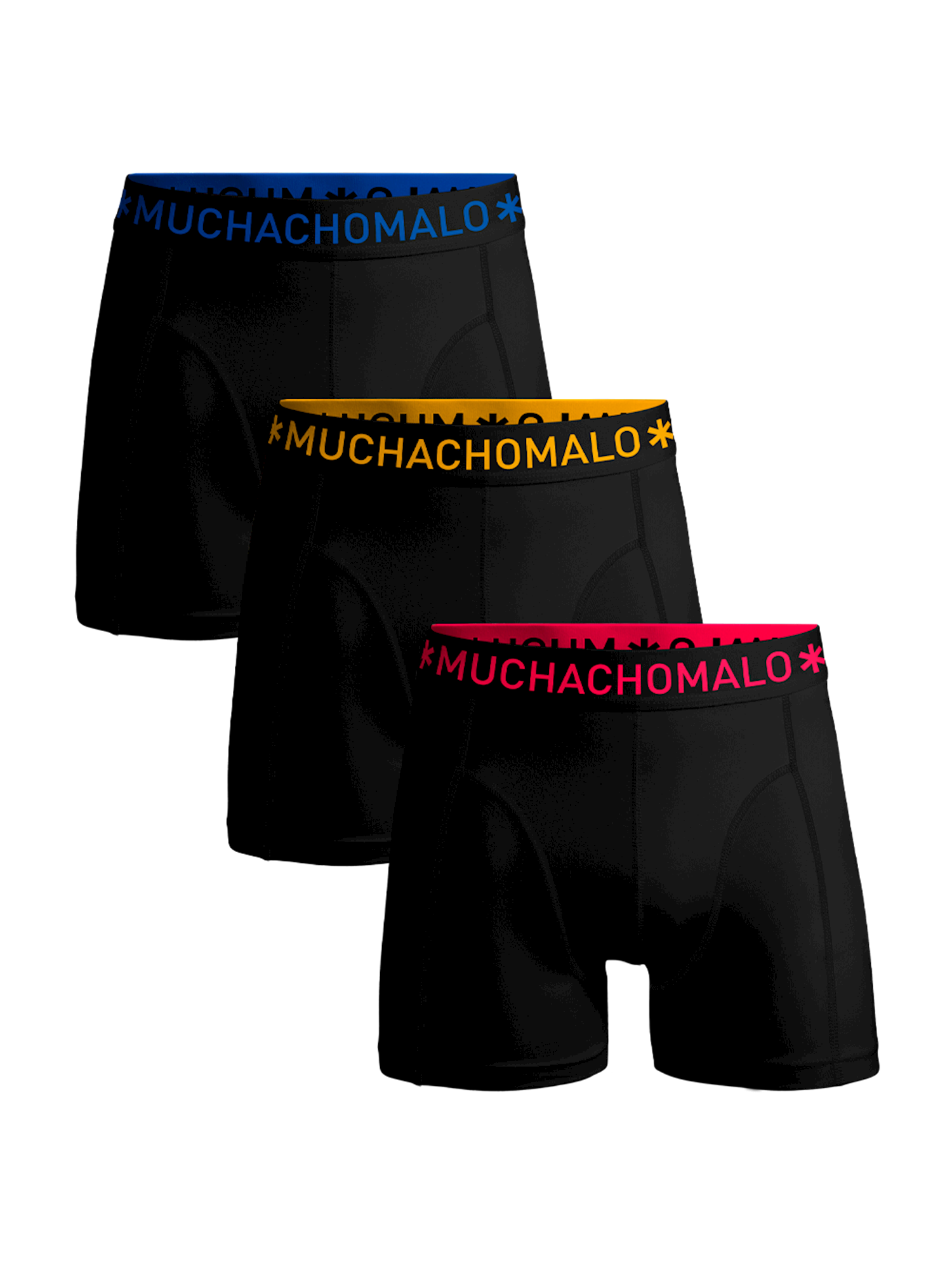 Muchachomalo 3-Pack Heren Boxershort - Solid