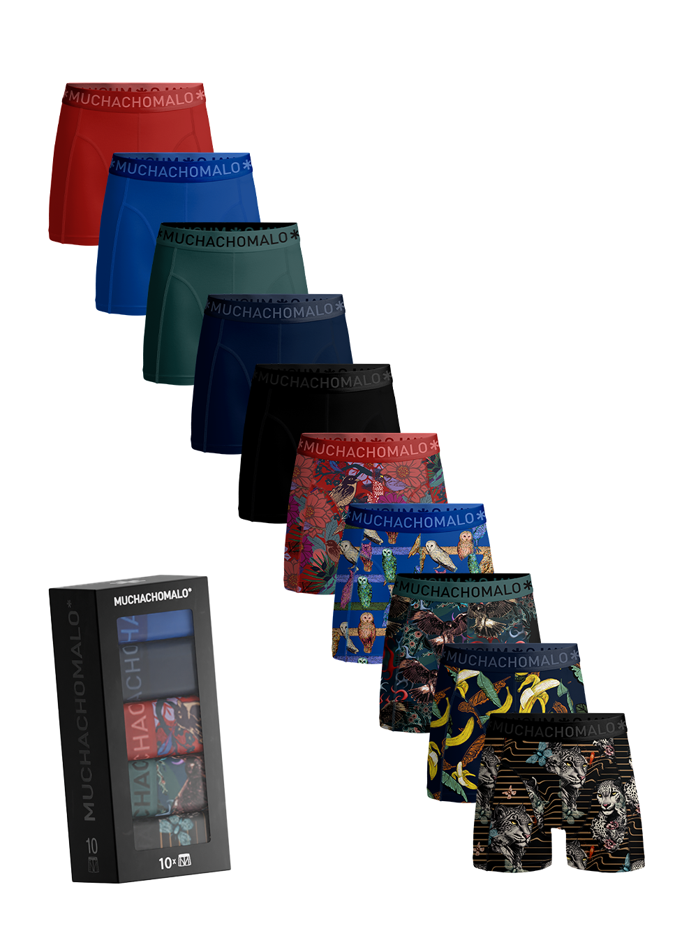 Muchachomalo 10-Pack Heren Boxershort - Remix