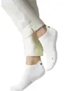 MarcMarcs 2-paar Dames Sneaker Sokken Microfiber