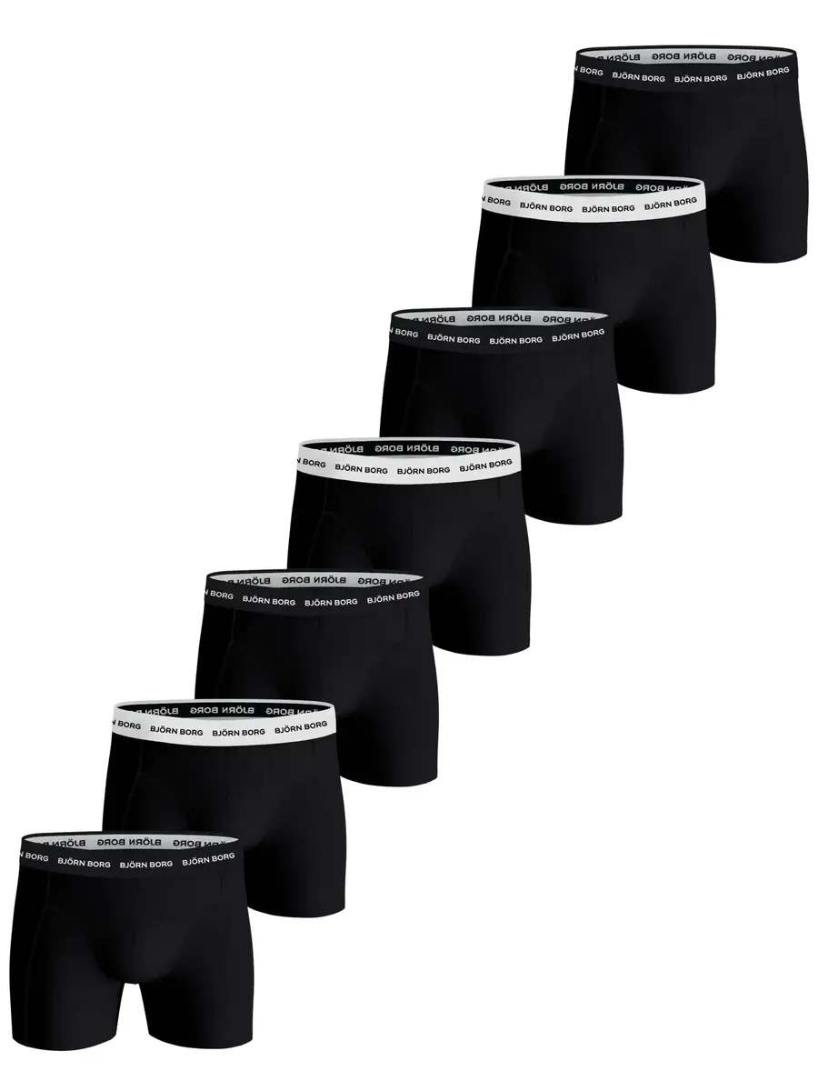 Bjorn Borg 7-pack heren boxershort - Cotton stretch Bjorn Borg 7-pack heren boxershort - Cotton stretch
