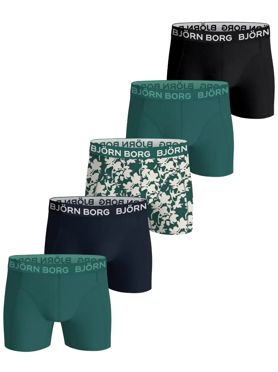 Bjorn Borg 5-Pack jongens boxershorts - Cotton Stretch Bjorn Borg 5-Pack jongens boxershorts - Cotton Stretch