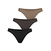 Bjorn borg 3-pack dames Invisible String  - Thong - Bruin combi