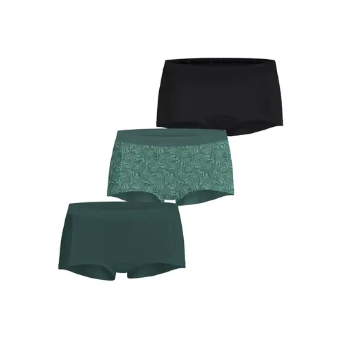 Björn Borg 3-Pack dames boxershorts - Everyday cotton - Groen Björn Borg 3-Pack dames boxershorts - Everyday cotton - Groen