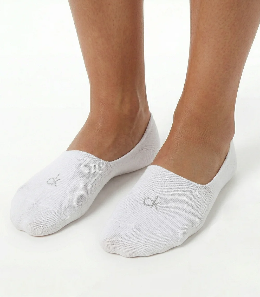 Calvin Klein 3-paar Footie dames sokken Calvin Klein 3-paar Footie dames sokken