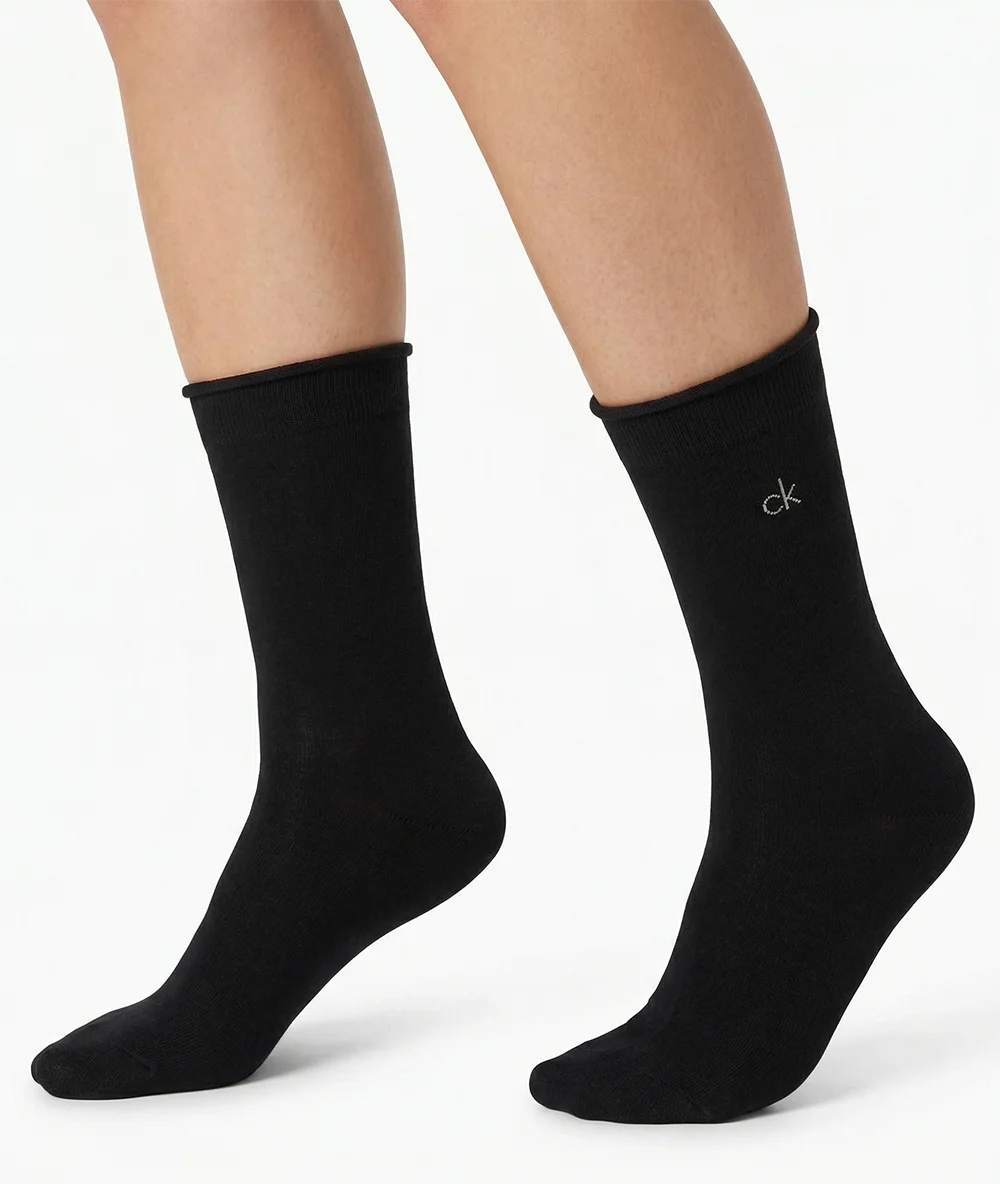 Calvin Klein 3-paar dames  sokken -  Rolltop
