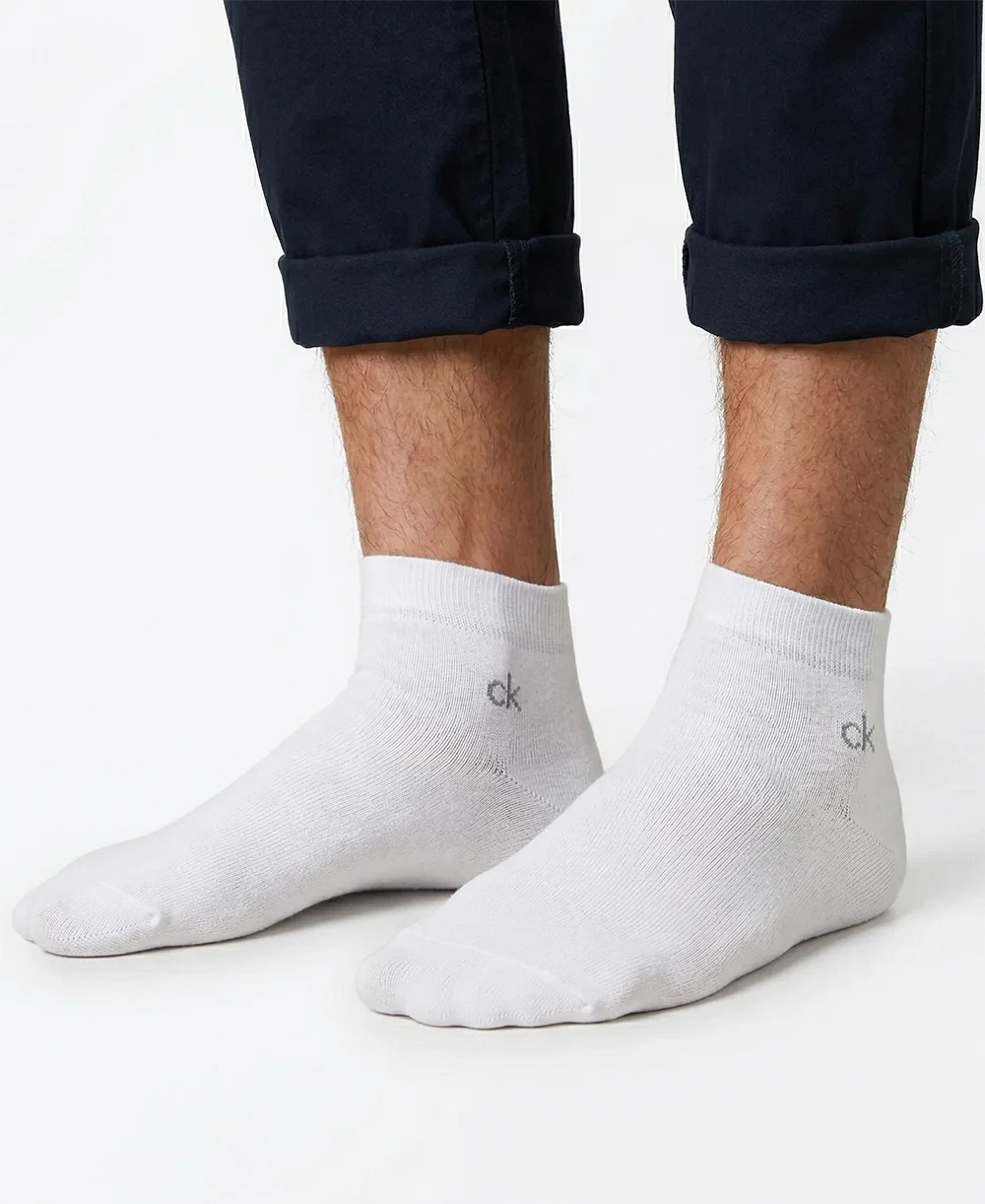 Calvin Klein 3-paar Quarter heren sokken