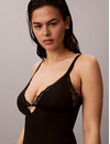 Calvin Klein Dames Bodysuit - Kanten body spaghetti bandjes
