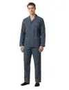Gentlemen katoenen heren pyjama met knoopsluiting - Poplin