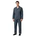 Gentlemen katoenen heren pyjama met knoopsluiting - Poplin - Donkerblauw
