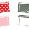 Pieces Lady Polca Dot 4-pack Boxershort