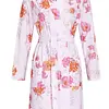 Ringella dames dunne badjas - Pink rose