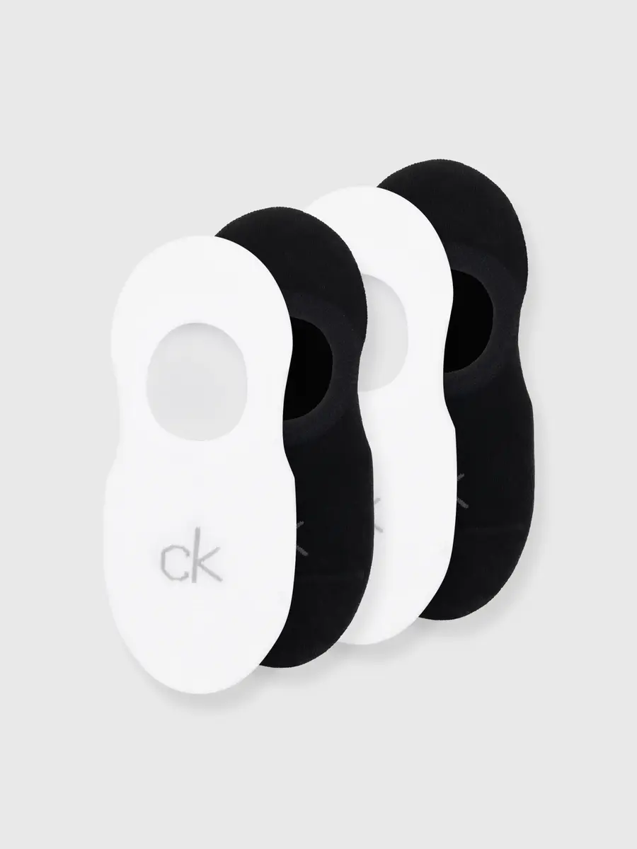 Calvin Klein 4-paar footies sokken Anti-slip - Dames - high cut