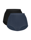 Ten Cate 2-Pack High Waist dames slip - Taille Ten cate ondergoed dames - Taille slips