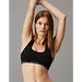 Calvin Klein Bralette dames - Unlined - Katoenen Bh top merk ondergoed - Zonder vulling - Zwart