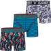 Gaubert 3-pack Heren boxershorts Bamboe - Zwarte bamboe heren onderbroeken - Zwart/Blauw/Groen