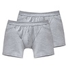 Schiesser 2-Pack  heren boxershort Gulp - Authentic - Elastisch katoenen heren onderbroek met sluiting