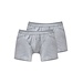 Schiesser 2-Pack  heren boxershort Gulp - Authentic - Elastisch katoenen heren onderbroek met sluiting - Grijs