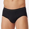 Schiesser 2-pack heren Classic slip met gulp - Wit katoenen heren slip met voorsluiting