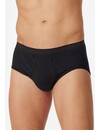 Schiesser 2-pack heren Classic slip met gulp - Wit katoenen heren slip met voorsluiting