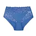 J&C  dames tailleslip met kant - microfiber - Kanten vrouwen onderbroek - Elastisch - Lichtblauw