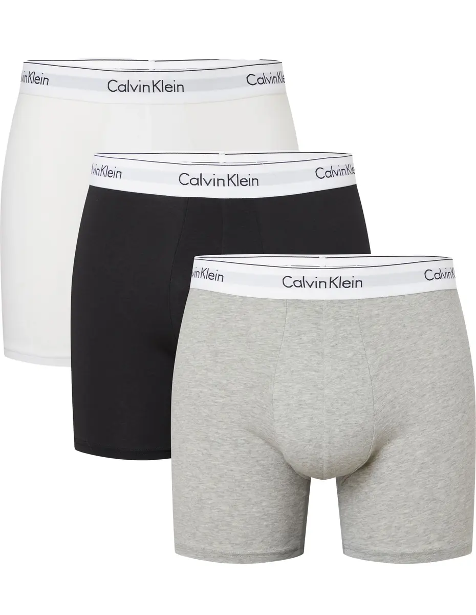 Calvin Klein Heren boxershorts 3-Pack Boxer Brief -  Modern Cotton Stretch